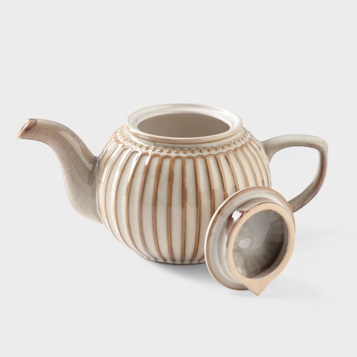 Чайник заварочный Доляна Чайник заварочный Доляна "Винтаж" 1100 мл, цвет бежевый