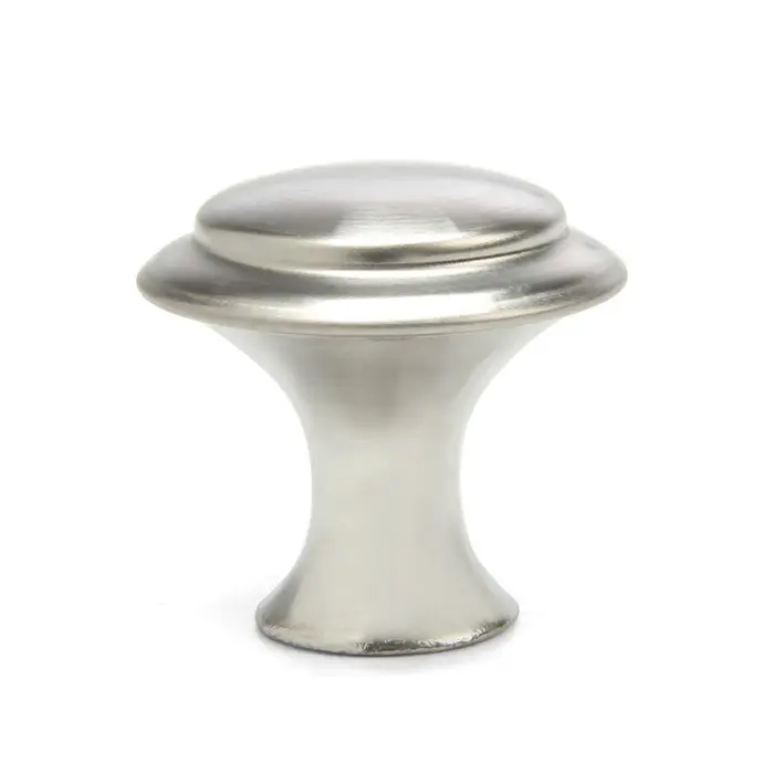 Ручка кнопка ТУНДРА, d=23 мм, цвет матовый никель Ручка кнопка ТУНДРА, d=23 мм, цвет матовый никель