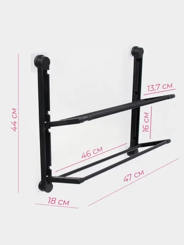 Полка - сушилка настенная, складная, металл