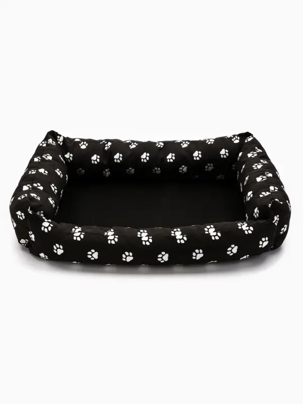 Лежанка для животных &laquo;Пухлик&raquo;, 68&times;52&times;16 см, чёрная
