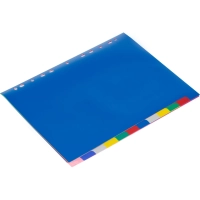 Разделитель листов 12 цв. пластик