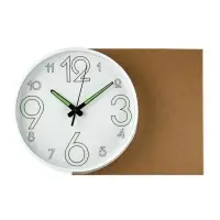 Часы настенные интерьерные &laquo;Классика&raquo;, плавный ход, светящиеся, d=25 см