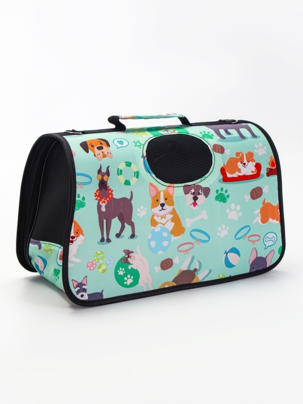 Сумка - переноска для животных  Сумка - переноска для животных "Верный друг", каркасная, размер M, 40 х 21 х 27 см