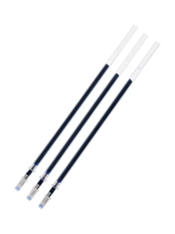 Набор гелевых ручек Calligrata, 3 штуки, синий стержень, узел 0.5 мм, 3 сменных стержня