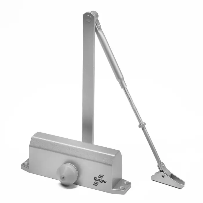 Доводчик дверей ТУНДРА G072 морозостойкий, до -50, до 85, цвет серебро