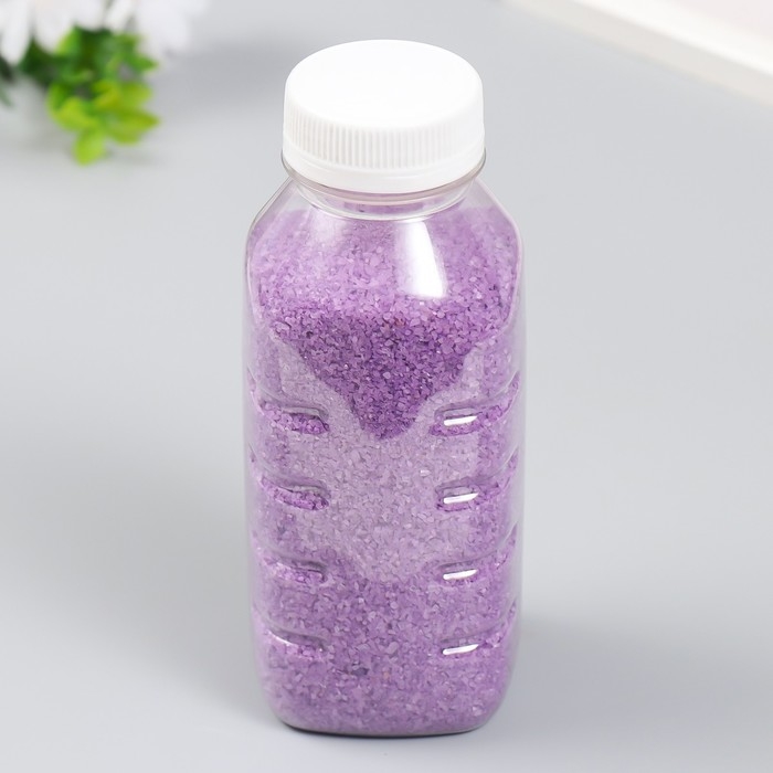 Песок цветной в бутылках Песок цветной в бутылках "Сиреневый" 500 гр