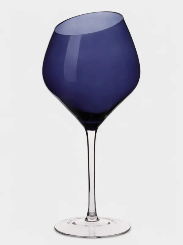 Бокал для вина Magistro &laquo;Иллюзия&raquo;, 540 мл, 10&times;24 см, стекло, синий