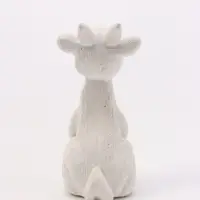 Фигурка декоративная &laquo;Козел Буян&raquo;, неокрашенный, 8&times;3&times;4 см, белая