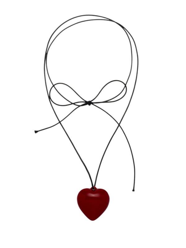 Портупея с кулоном «Сердечко», трансформер, бордовая, 150 см