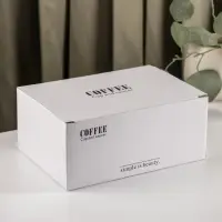 Чайная пара с ложкой &laquo;Котик&raquo;, чашка 200 мл, блюдце 18,5&times;13,5 см