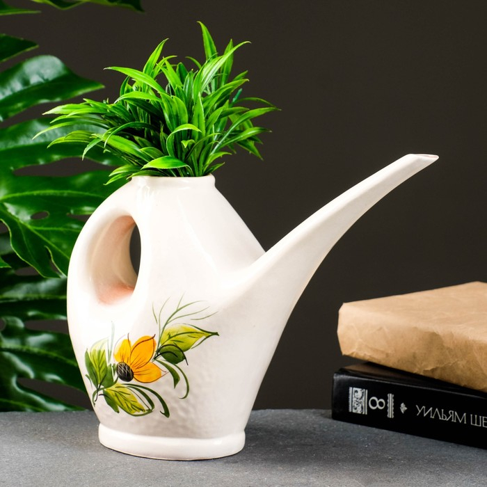 Фигурное кашпо  Фигурное кашпо "Лейка" 20 х 9 х 31 см МИКС