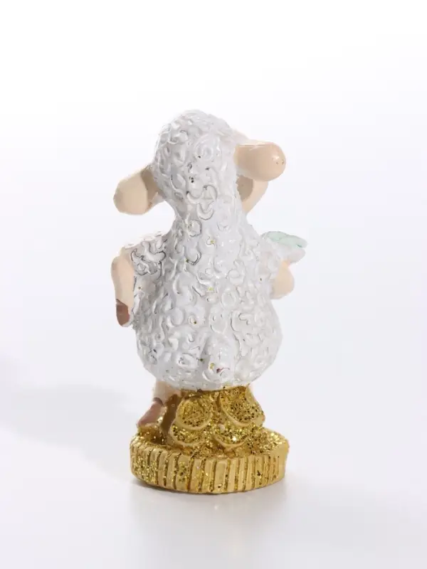 Фигурка полистоун &laquo;Овечка Бяша с денюжкой&raquo;, 2.5&times;2.5&times;4 см, МИКС