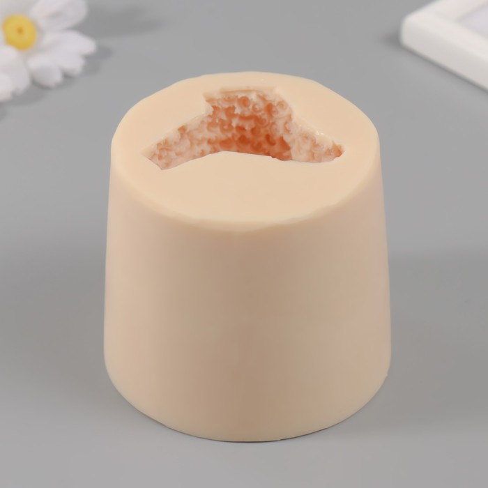 Молд силиконовый "Мишка из роз" 7,х5,3х8 см МИКС