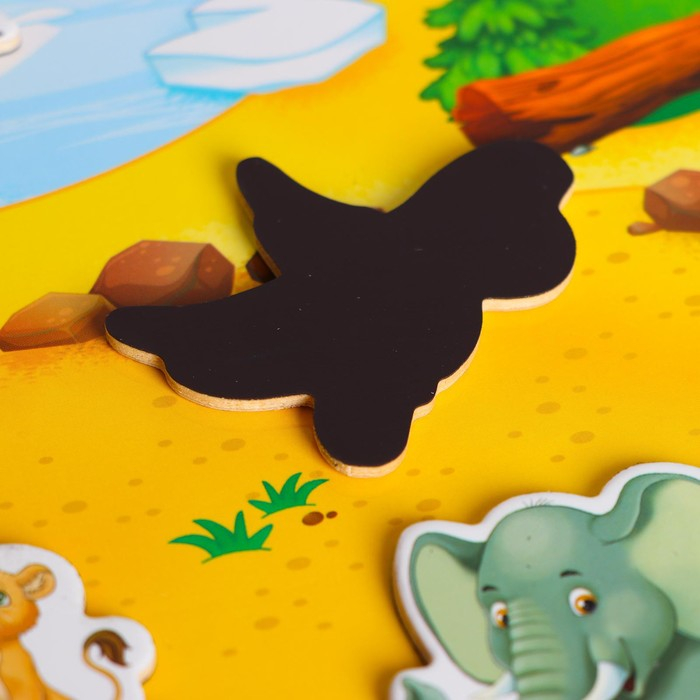 Магнитный конструктор-планшет «Зоопарк» Магнитный конструктор-планшет «Зоопарк»