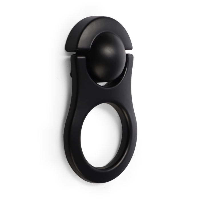 Ручка-кнопка CAPPIO OPENER, алюминий, цвет черный Ручка-кнопка CAPPIO OPENER, алюминий, цвет черный