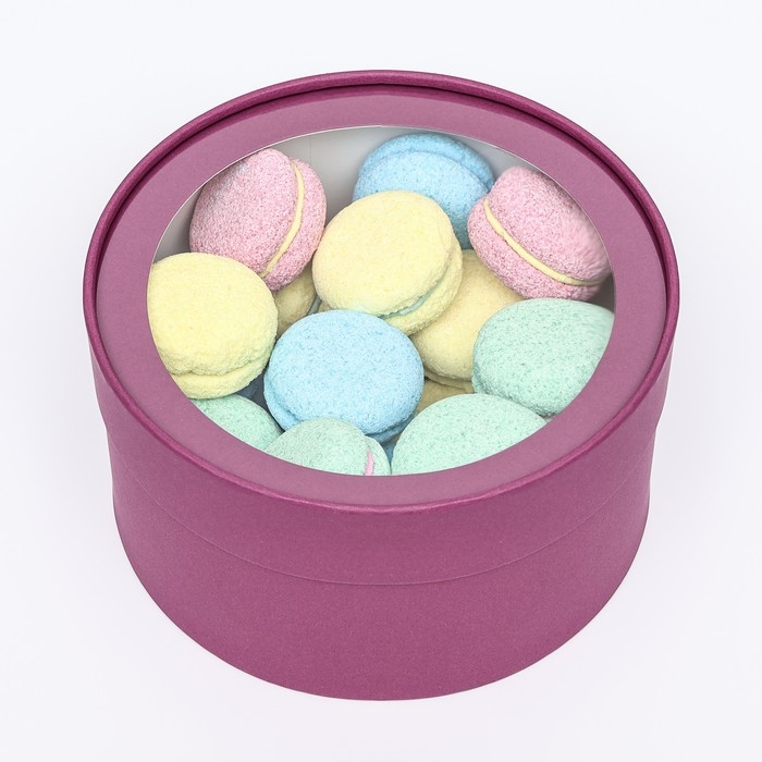 Подарочная коробка Подарочная коробка "Wewak" сливовая, завальцованная с окном, 18 х 10 см