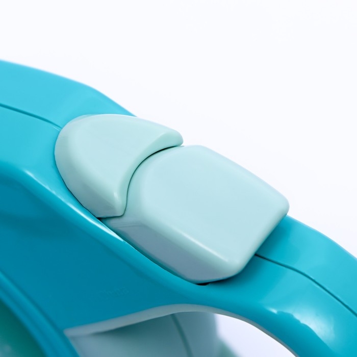 Рулетка Рулетка "Пижон" с прорезиненной ручкой, 5 м, до 25 кг, трос, бирюзово-зелёная