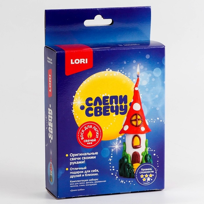 Слепи свечу «Домик-грибок» Слепи свечу «Домик-грибок»