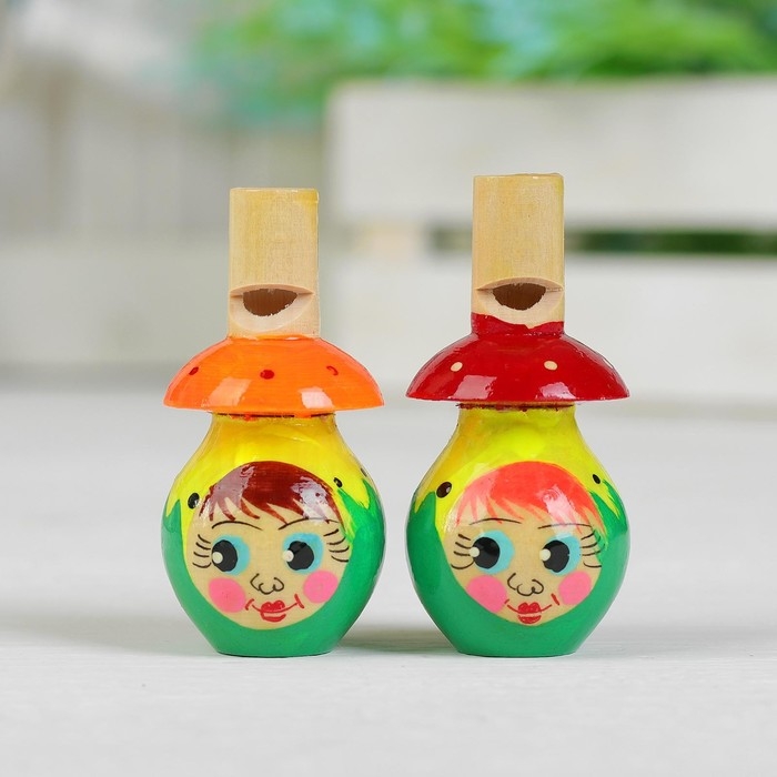 Свистулька «Грибок», МИКС Свистулька «Грибок», МИКС