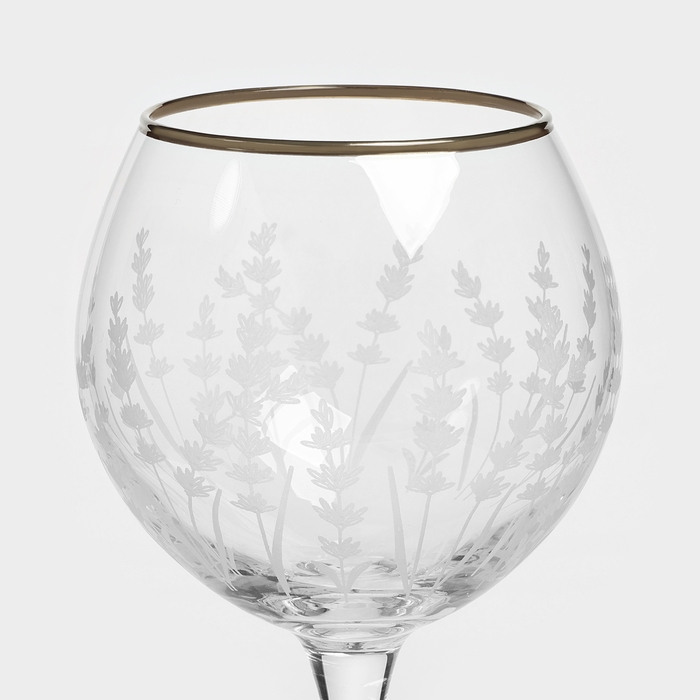 Набор стеклянных фужеров «Лаванда», 350 мл, 6 шт Набор стеклянных фужеров «Лаванда», 350 мл, 6 шт