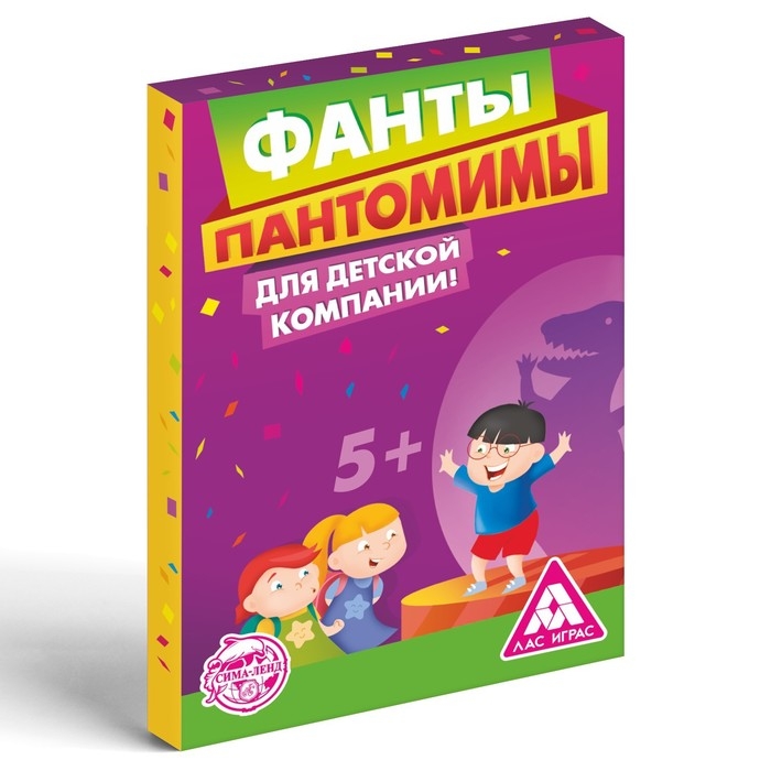 Фанты «Пантомимы», 20 карт, 5+ Фанты «Пантомимы», 20 карт, 5+