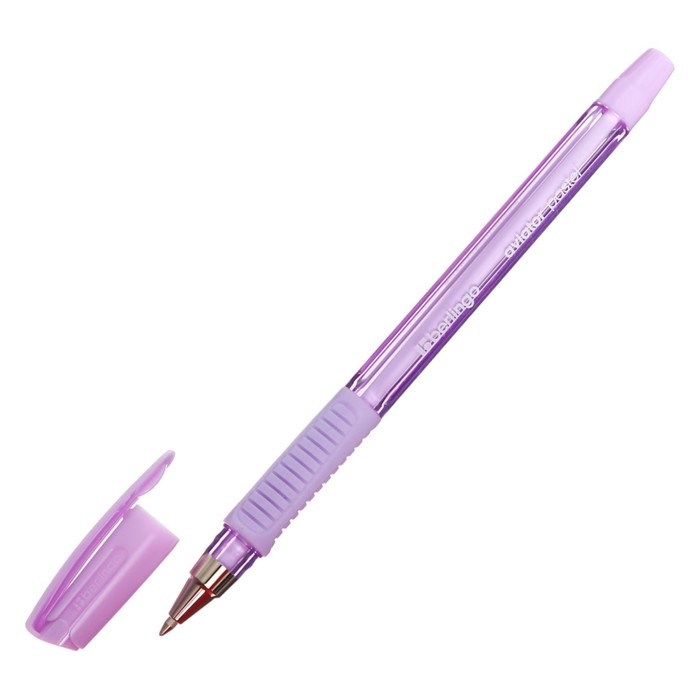 Ручка шариковая Berlingo  Ручка шариковая Berlingo "Aviator Pastel" синяя, 0,7мм, грип, корпус микс