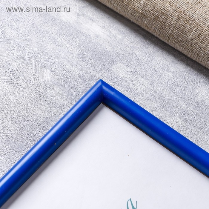 Фоторамка пластик L-4 21х30 см синий (пластиковый экран) Фоторамка пластик L-4 21х30 см синий (пластиковый экран)