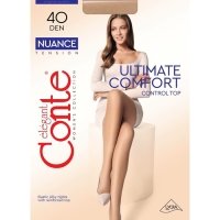 Колготки женские Conte Elegant Nuance, 40 den, размер 2, цвет bronz