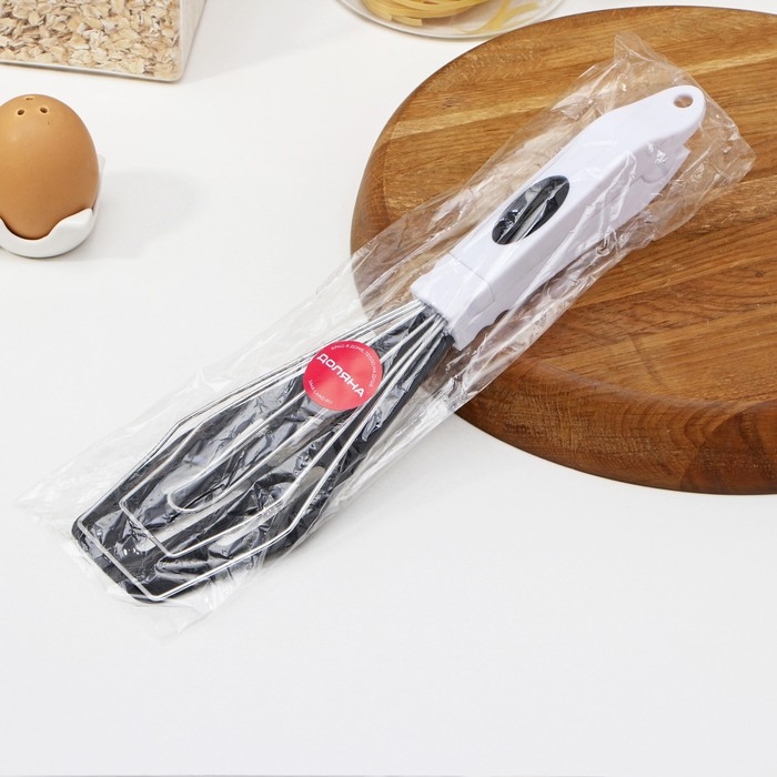 Лопатка двойная Доляна «Помощник», 30 см, с держателем Лопатка двойная Доляна «Помощник», 30 см, с держателем