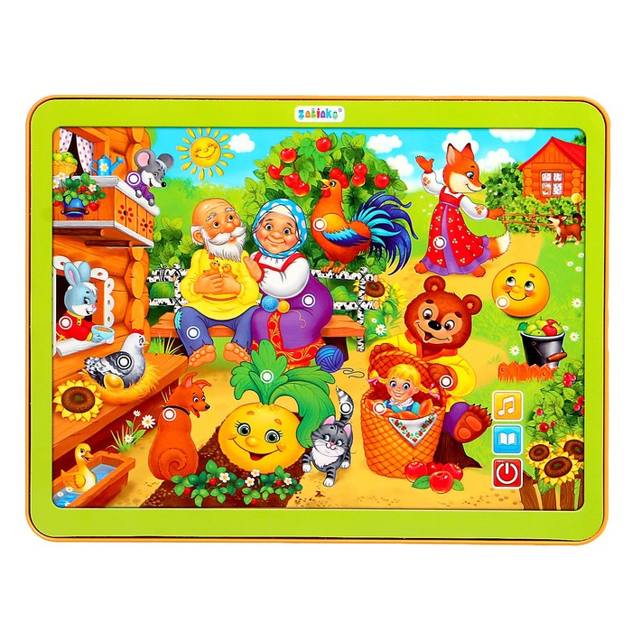 Музыкальный планшет &laquo;Мои первые сказки&raquo;, звуковые эффекты, работает от батареек
