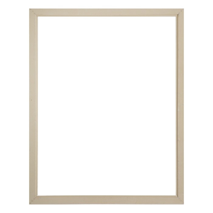 Рама для картин (зеркал) 70 х 90 х 4 см, дерево Рама для картин (зеркал) 70 х 90 х 4 см, дерево "Версаль", бело-серебристый