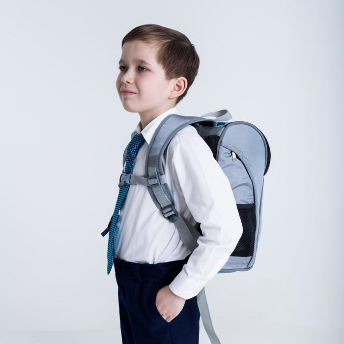 Ранец школьный Стандарт, 36 х 26 х 16 см, + мешок для обуви 40 х 32 см, Сalligrata П Ранец школьный Стандарт, 36 х 26 х 16 см, + мешок для обуви 40 х 32 см, Сalligrata П "Мото", серый