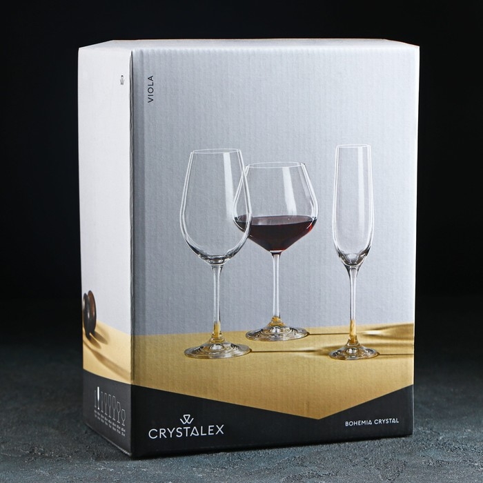Набор бокалов для шампанского «Виола. Elements», 190 мл, 6 шт Набор бокалов для шампанского «Виола. Elements», 190 мл, 6 шт