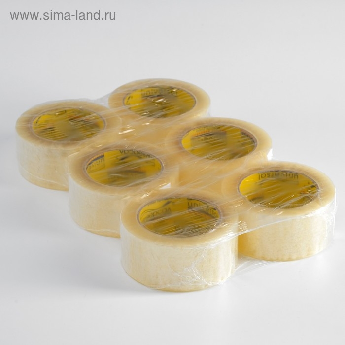 Клейкая лента упаковочная UNIVERSAL 50мм х 135 Y прозрачная Клейкая лента упаковочная UNIVERSAL 50мм х 135 Y прозрачная