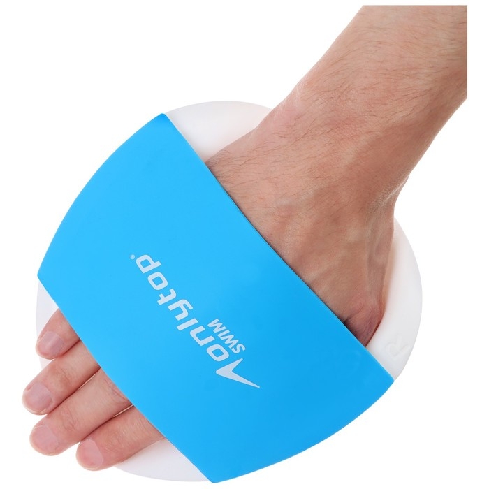 Лопатка для плавания ONLYTOP, р. S/M, цвет синий Лопатка для плавания ONLYTOP, р. S/M, цвет синий