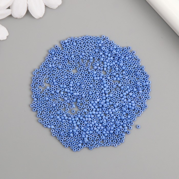 Бисер стекло 12/0  Бисер стекло 12/0 "Сиренево-лиловый" ровный №696 450 гр