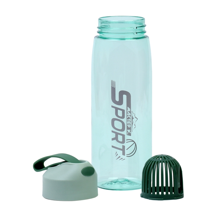Бутылка для воды, 550 мл, SPORT, зеленая Бутылка для воды, 550 мл, SPORT, зеленая
