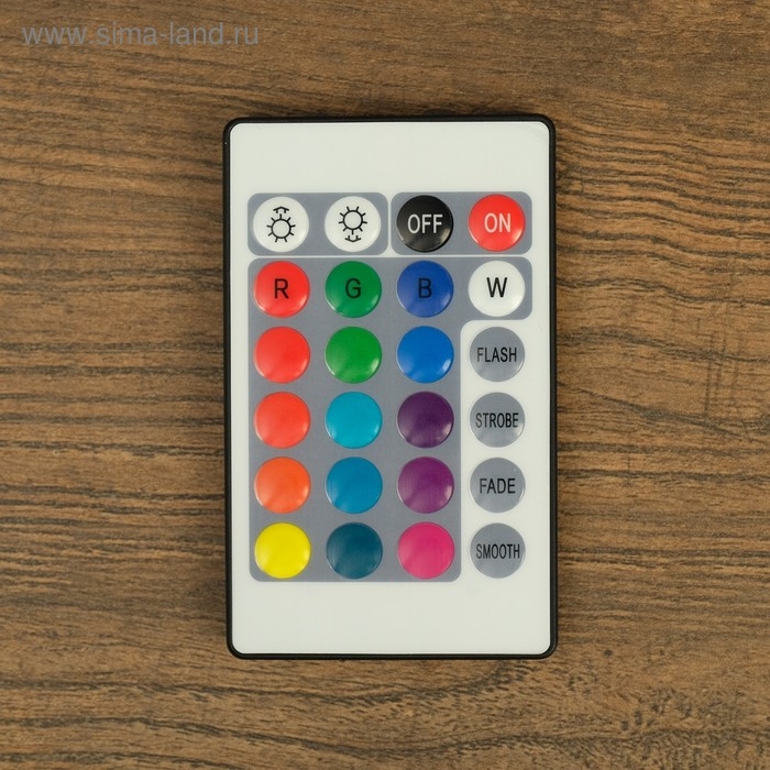 Ночник с ПДУ "Планета" RGB LED USB белый 18x18x19 см RISALUX