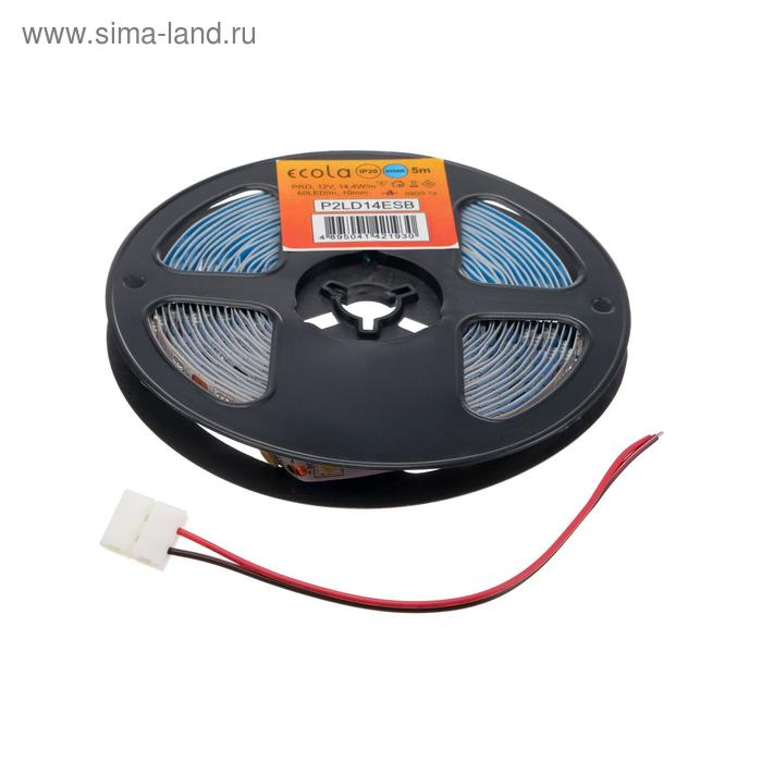 Светодиодная лента Ecola PRO 5 м, IP20, SMD5050, 60 LED/м, 14.4 Вт/м, 12 В, 6000К Светодиодная лента Ecola PRO 5 м, IP20, SMD5050, 60 LED/м, 14.4 Вт/м, 12 В, 6000К