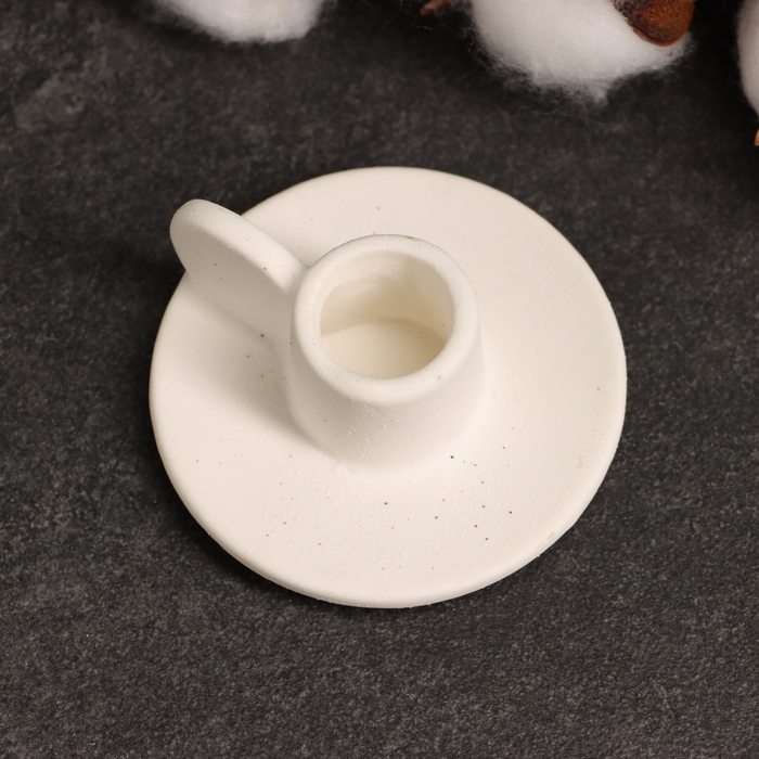 Подсвечник Подсвечник "Саймон" белый песок, 3х6х6см