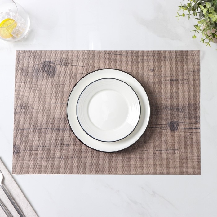 Салфетки сервировочные на стол Доляна «Дерево», 4 шт, 45×30 см, цвет коричневый Салфетки сервировочные на стол Доляна «Дерево», 4 шт, 45×30 см, цвет коричневый