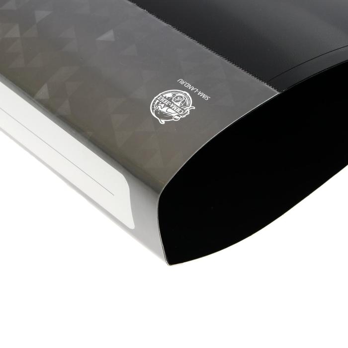 Папка на 2 кольцах А4, Calligrata, 40 мм, 700 мкм, карман на торце, черная Папка на 2 кольцах А4, Calligrata, 40 мм, 700 мкм, карман на торце, черная