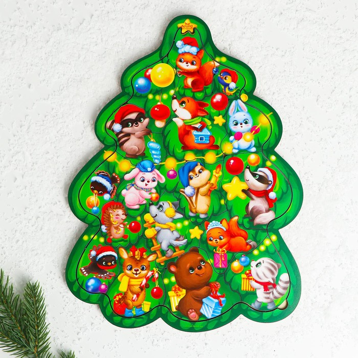 Новогодняя головоломка «Новый год! Нарядная ёлка» Новогодняя головоломка «Новый год! Нарядная ёлка»