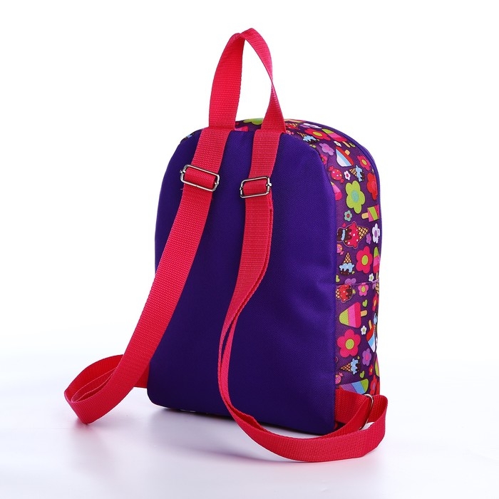 Рюкзак детский на молнии, цвет розовый Рюкзак детский на молнии, цвет розовый