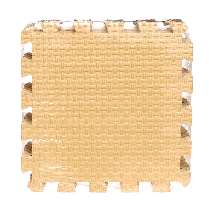 Мягкий пол универсальный, 33 × 33 см, 20 мм, цвет бежевый Мягкий пол универсальный, 33 × 33 см, 20 мм, цвет бежевый