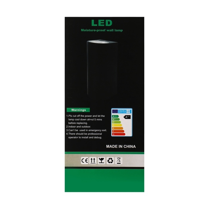 Светильник фасадный «Глайт», FSD-034, 10 Вт, 3000K, IP65, 220 В, пластик, белый Светильник фасадный «Глайт», FSD-034, 10 Вт, 3000K, IP65, 220 В, пластик, белый