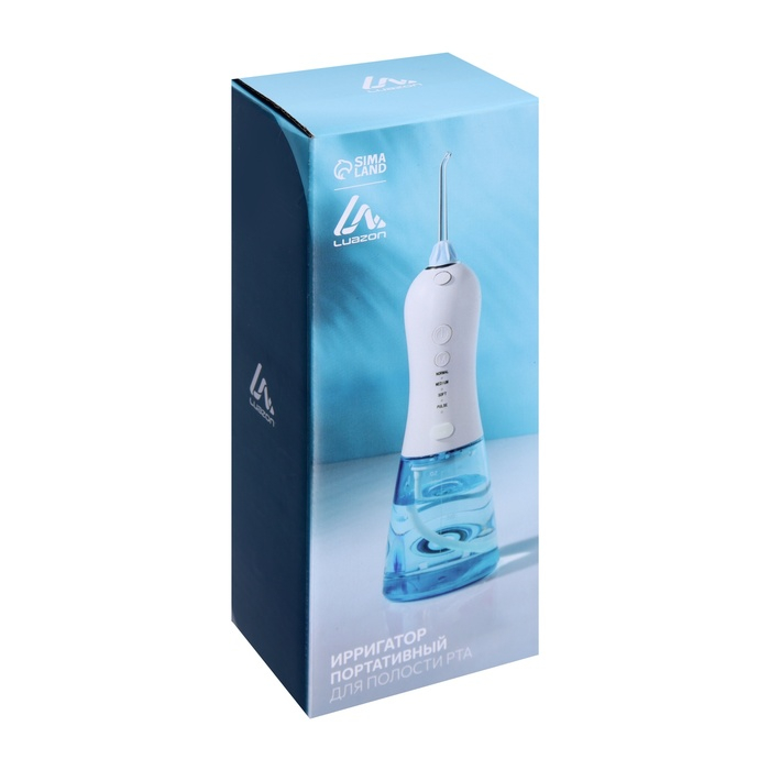 Ирригатор для полости рта Luazon LIR-03, портативный, 300 мл, 4 режима, 2 насадки, от USB Ирригатор для полости рта Luazon LIR-03, портативный, 300 мл, 4 режима, 2 насадки, от USB