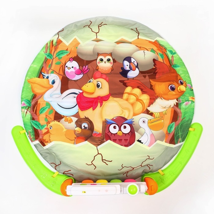 Развивающий музыкальный коврик «Сказочные птицы», 85х85 см. Развивающий музыкальный коврик «Сказочные птицы», 85х85 см.