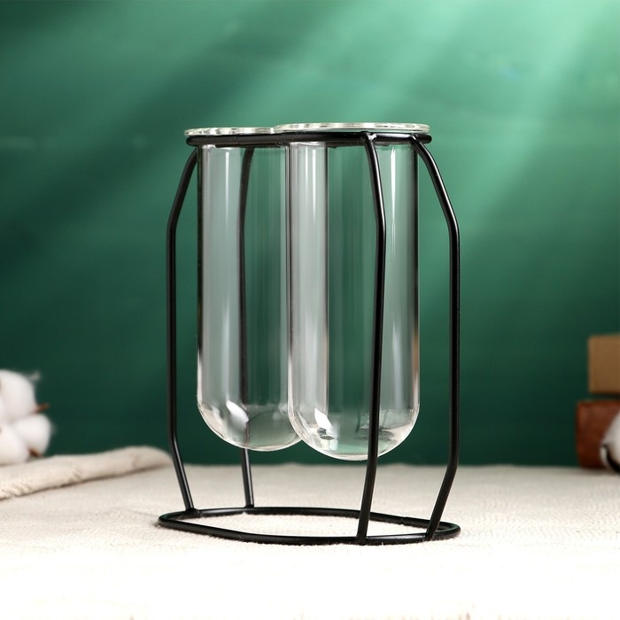 Набор кашпо на подставке, 17х15х5,5см Набор кашпо на подставке, 17х15х5,5см