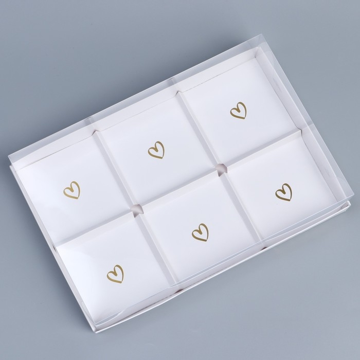 Коробка кондитерская для муссовых пирожных «Present», 27 х 17.8 х 6.5 см Коробка кондитерская для муссовых пирожных «Present», 27 х 17.8 х 6.5 см